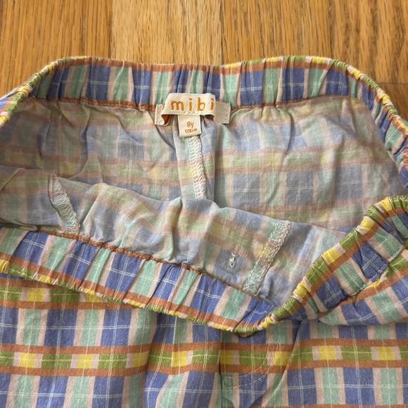 Omibia plaid bermuda shorts size 8 years - Picture 3 of 3